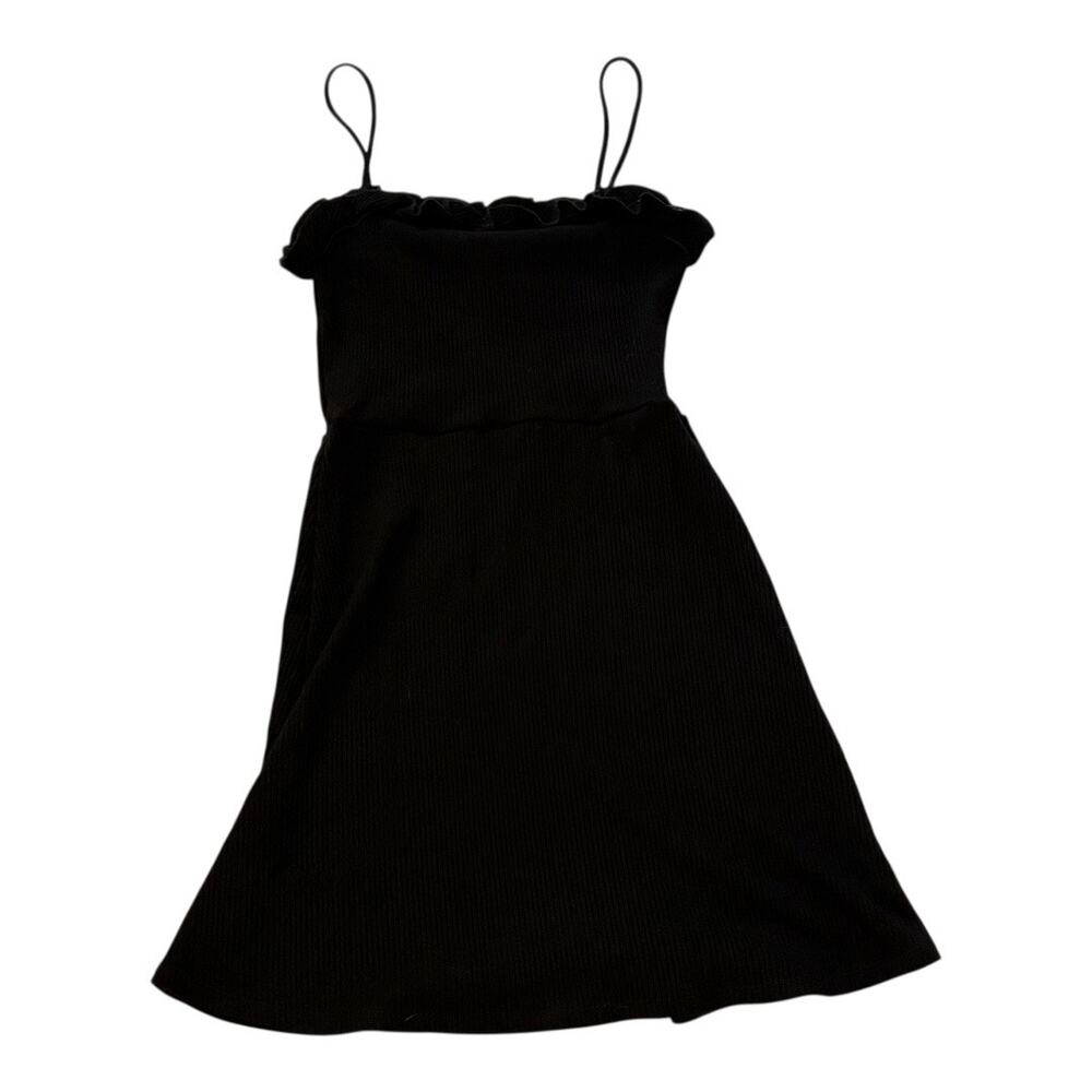 Reformation Ruffle Mini Cocktail Dress - Sexy Spaghetti Strap Sheath - Sz Small